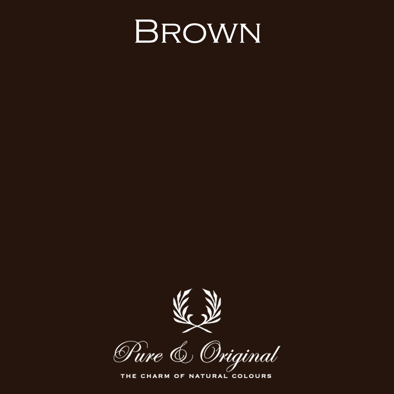 Brown Licetto (afwasbare verf) Pure & Original - Interieurenverf.nl
