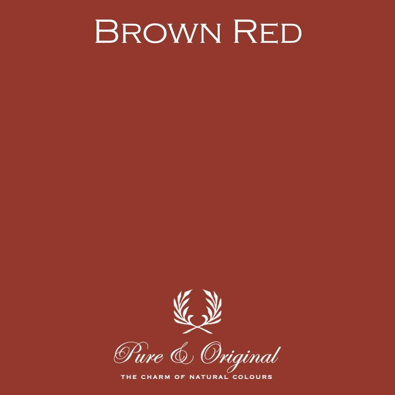 Brown Red Wall Primer Pure & Original - Interieurenverf.nl