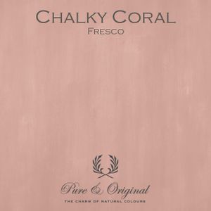 Chalky Coral Fresco Kalkverf Pure & Original - Interieurenverf.nl