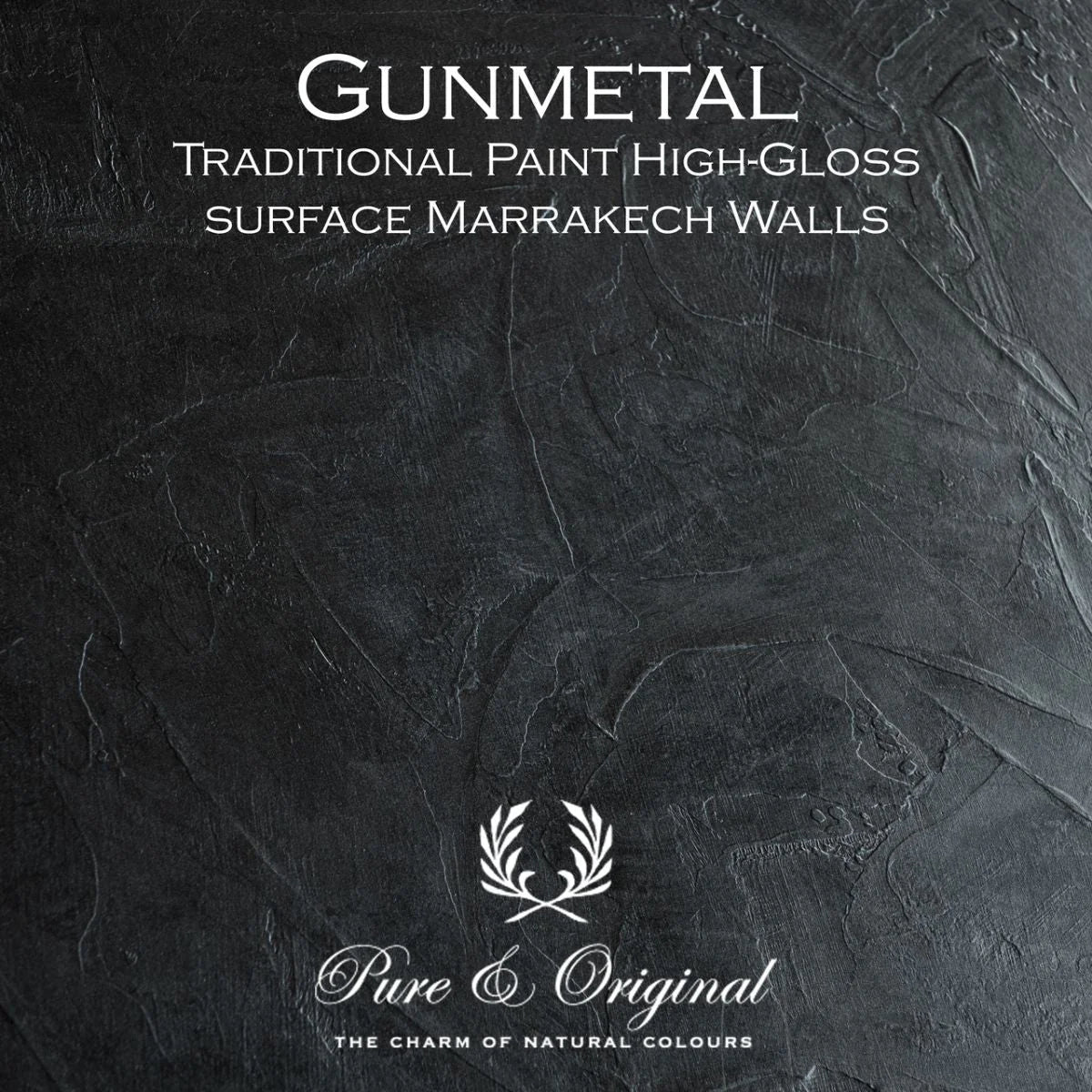 Gunmetal High Gloss Elements Pure & Original - Interieurenverf.nl