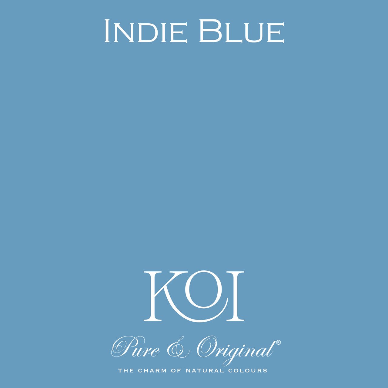 Indie Blue Licetto (afwasbare verf) Pure & Original - Interieurenverf.nl