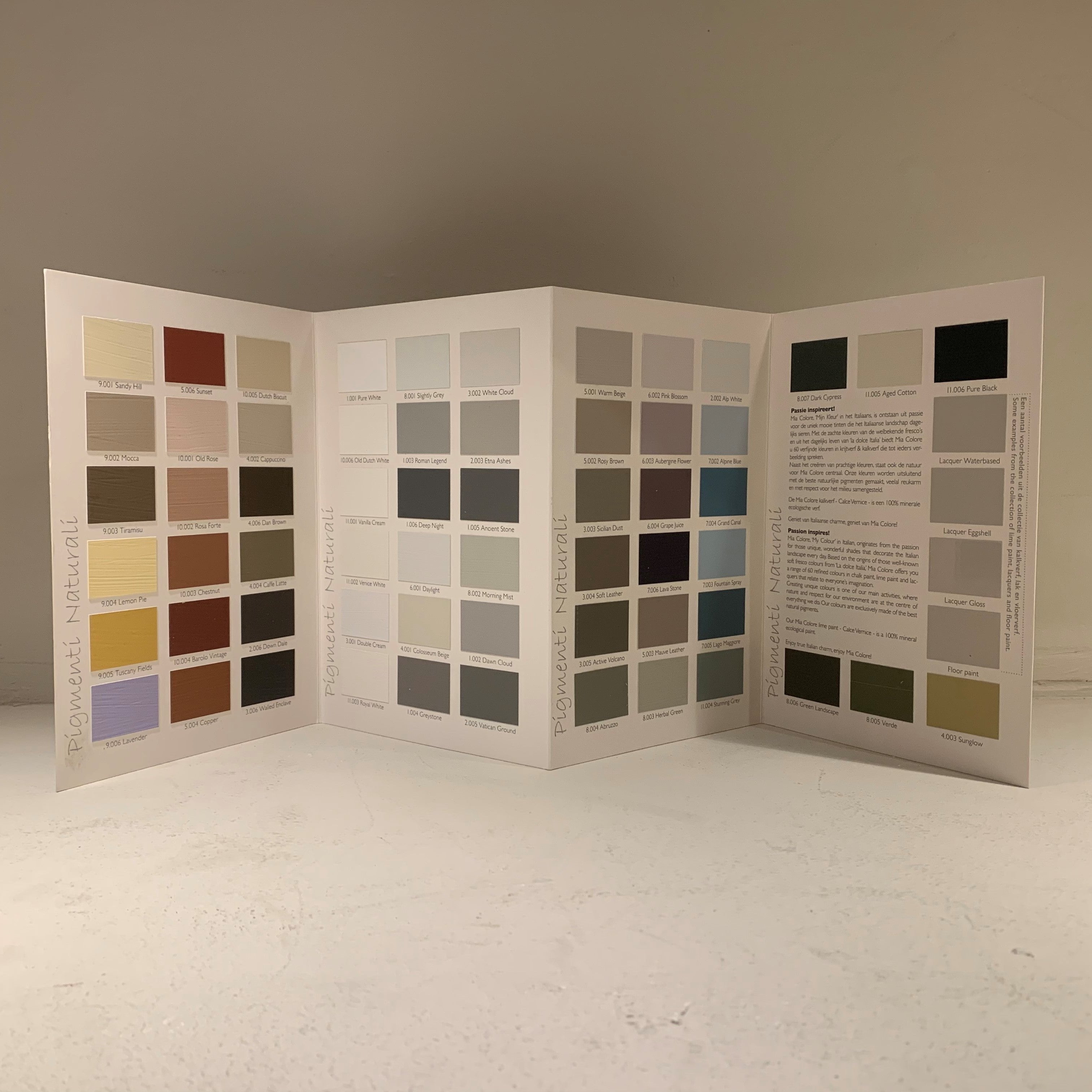 Kleurbrochures Mia Colore - Interieurenverf.nl