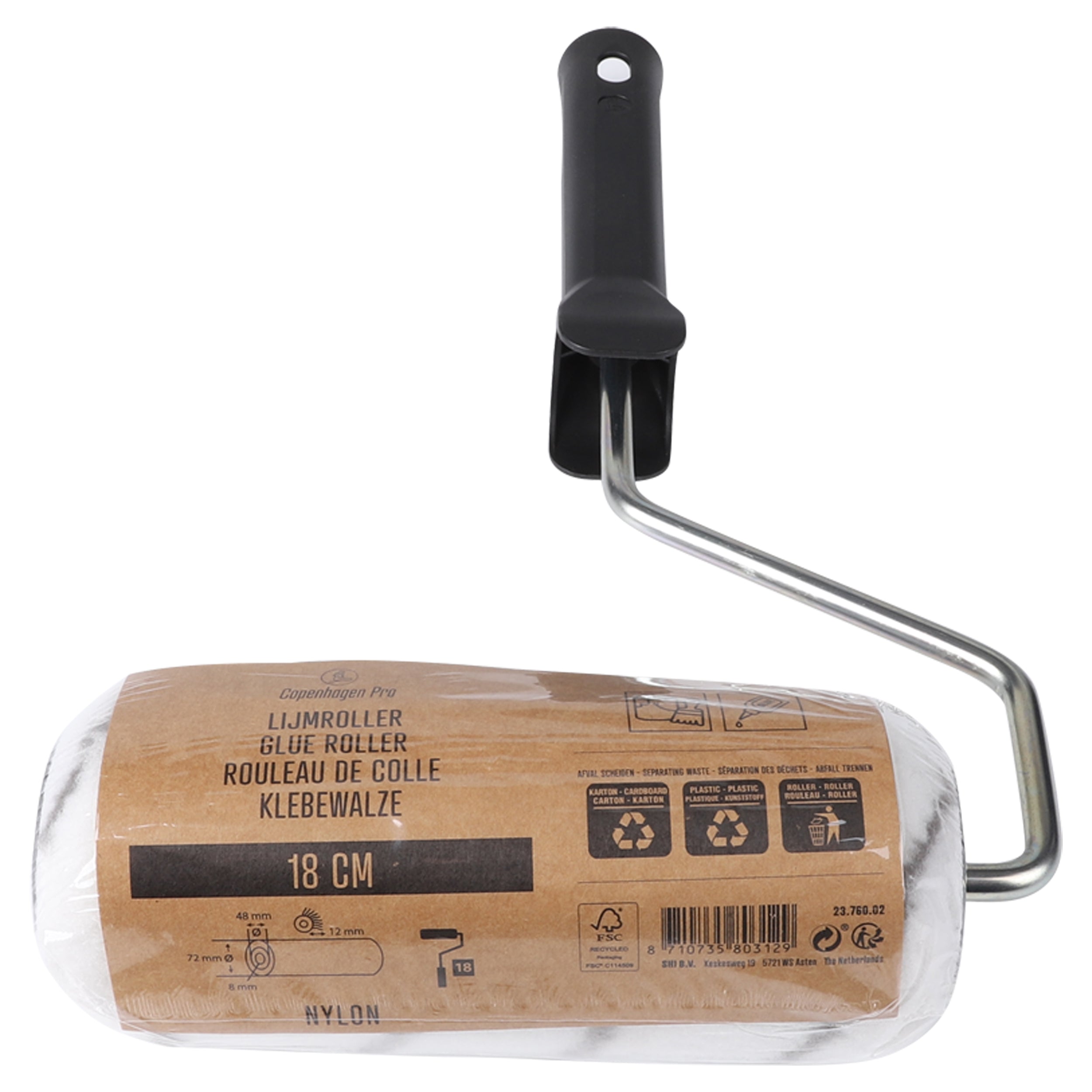 Lijmroller compleet 18cm Copenhagen - Interieurenverf.nl