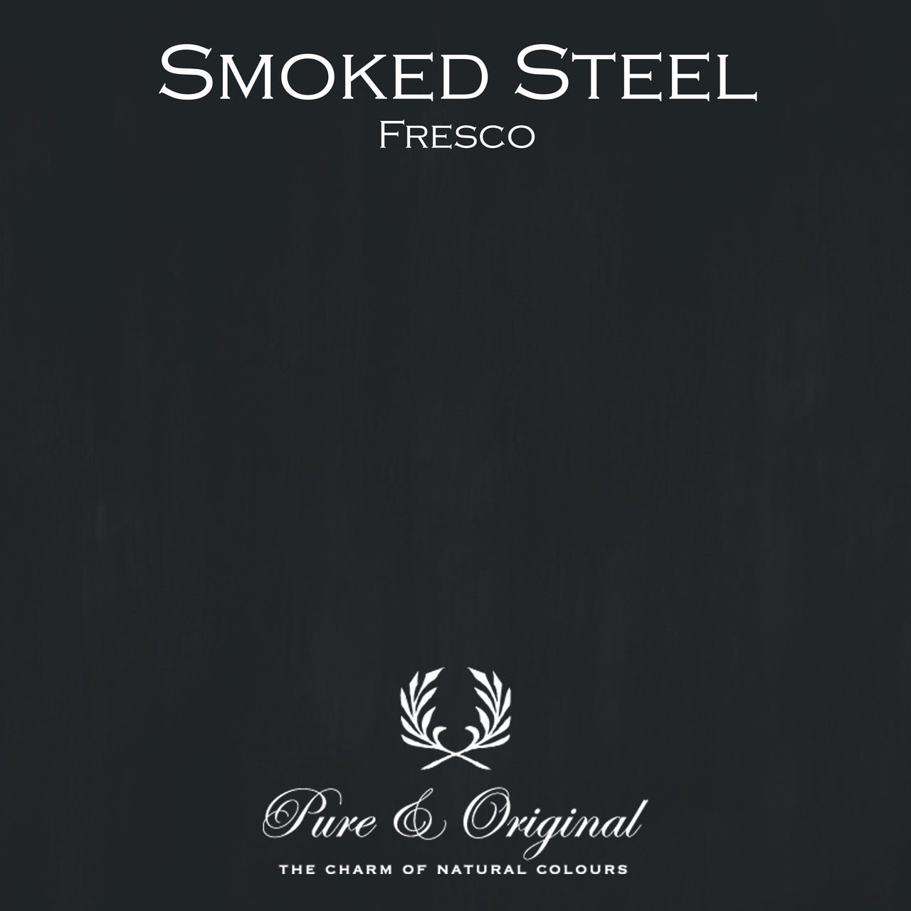 Smoked steel Fresco Kalkverf Pure & Original - Interieurenverf.nl