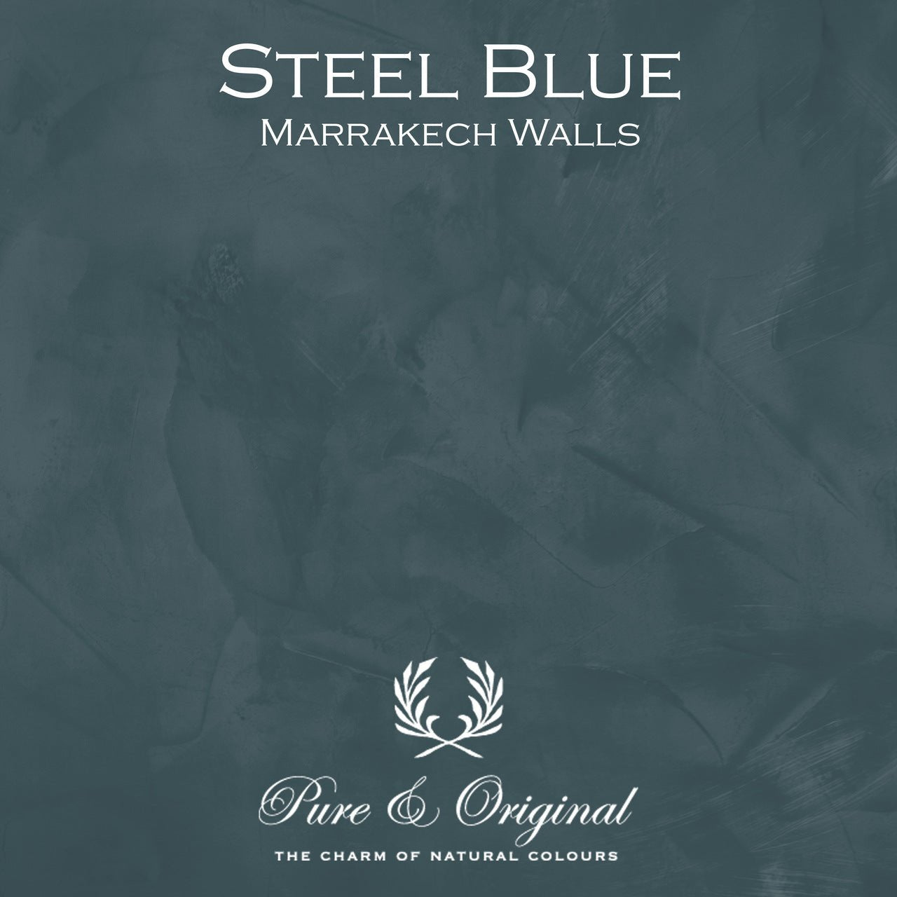 Steel Blue Marrakech Walls Pure & Original - Interieurenverf.nl