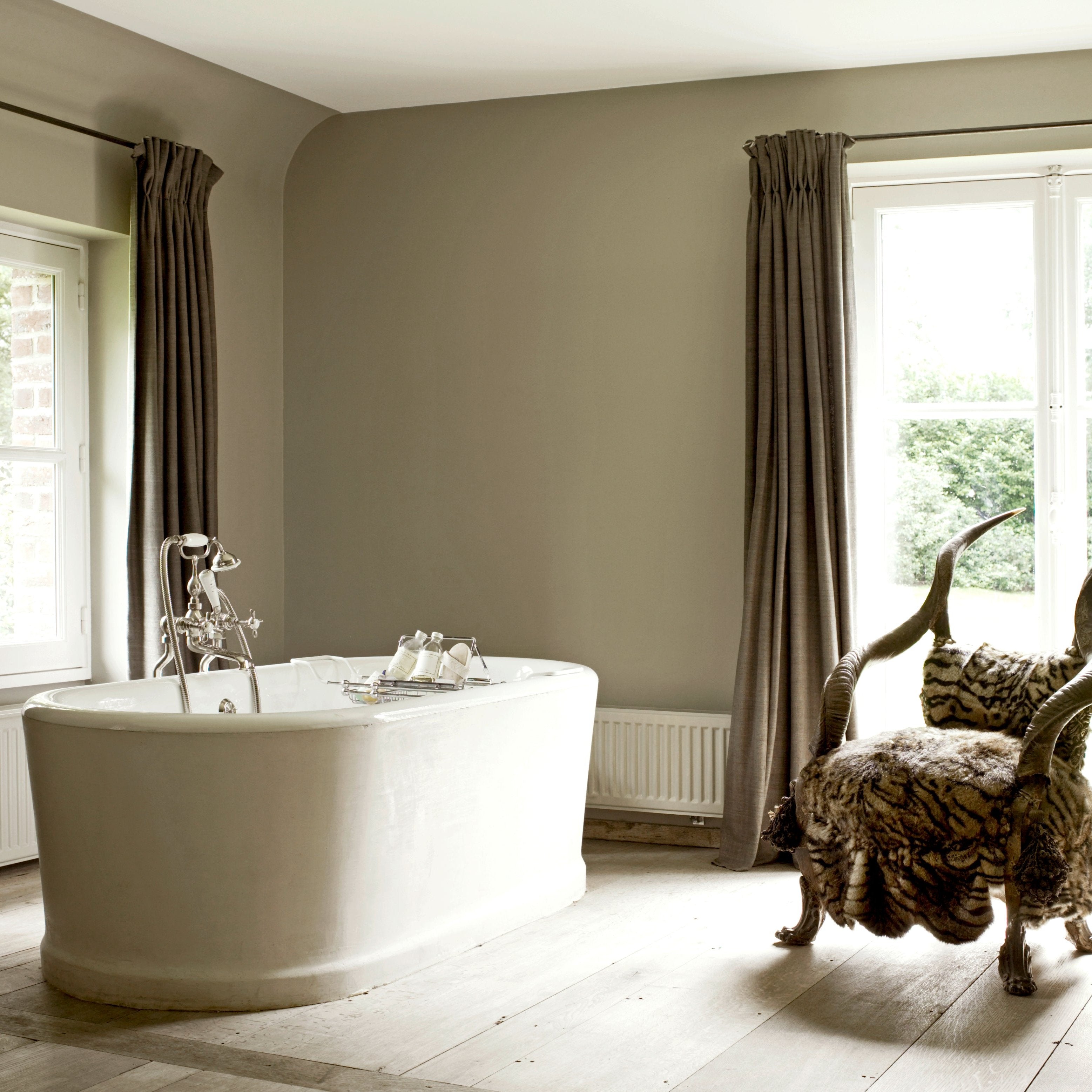 Wall & Wood Satin Flamant - Interieurenverf.nl