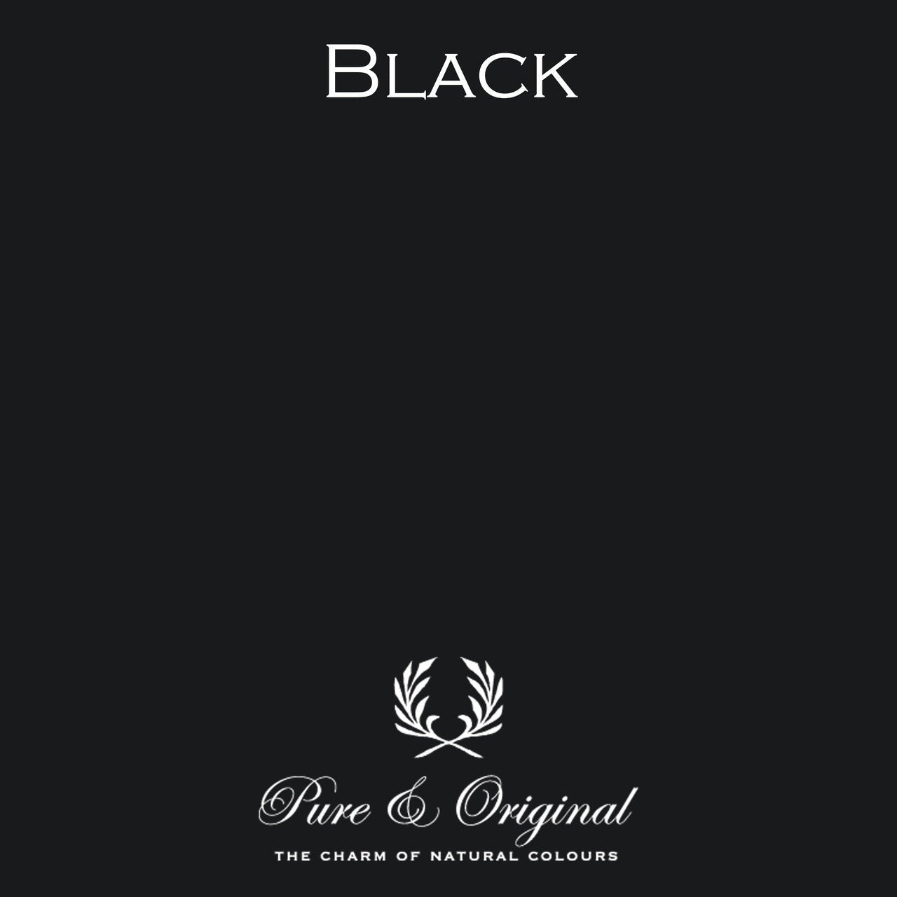 Black Licetto (afwasbare verf) Pure & Original - Interieurenverf.nl