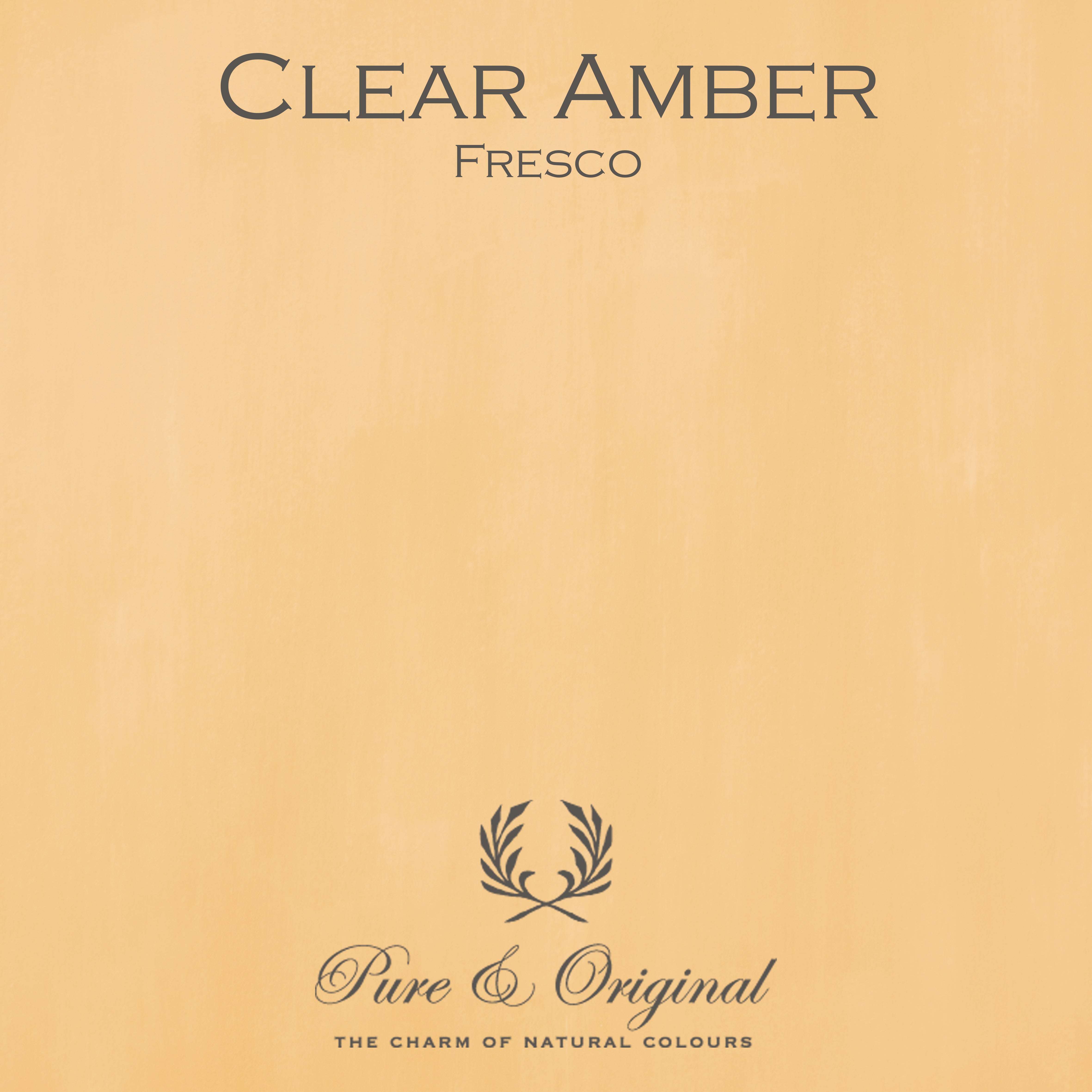 Clear Amber Fresco Kalkverf Pure & Original - Interieurenverf.nl