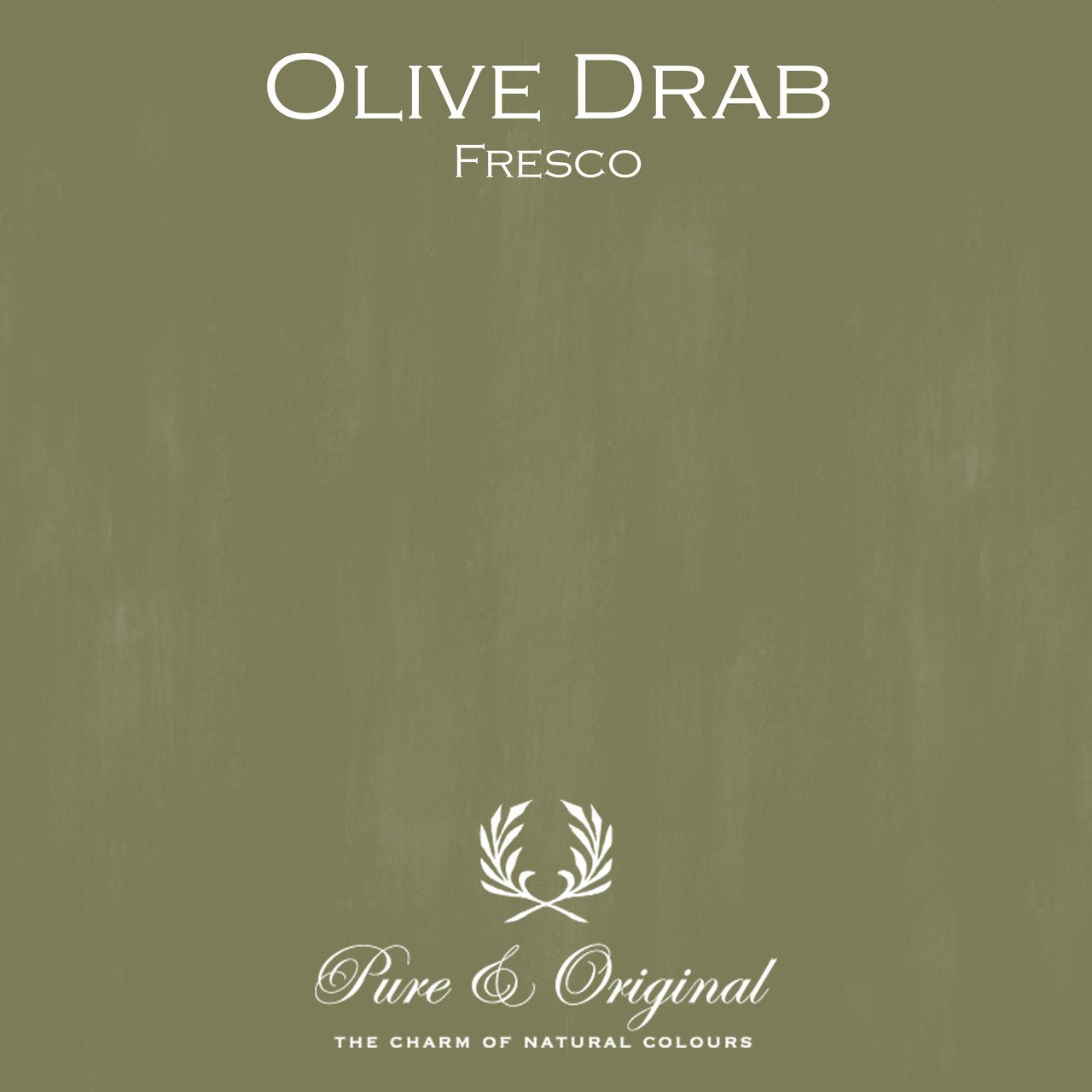 Olive Drab Fresco Kalkverf Pure & Original - Interieurenverf.nl