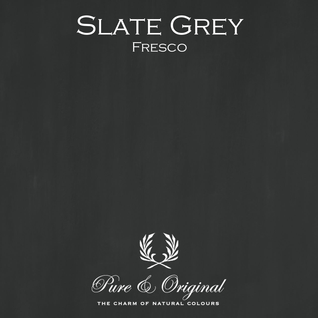 Slate Grey Fresco Kalkverf Pure & Original - Interieurenverf.nl