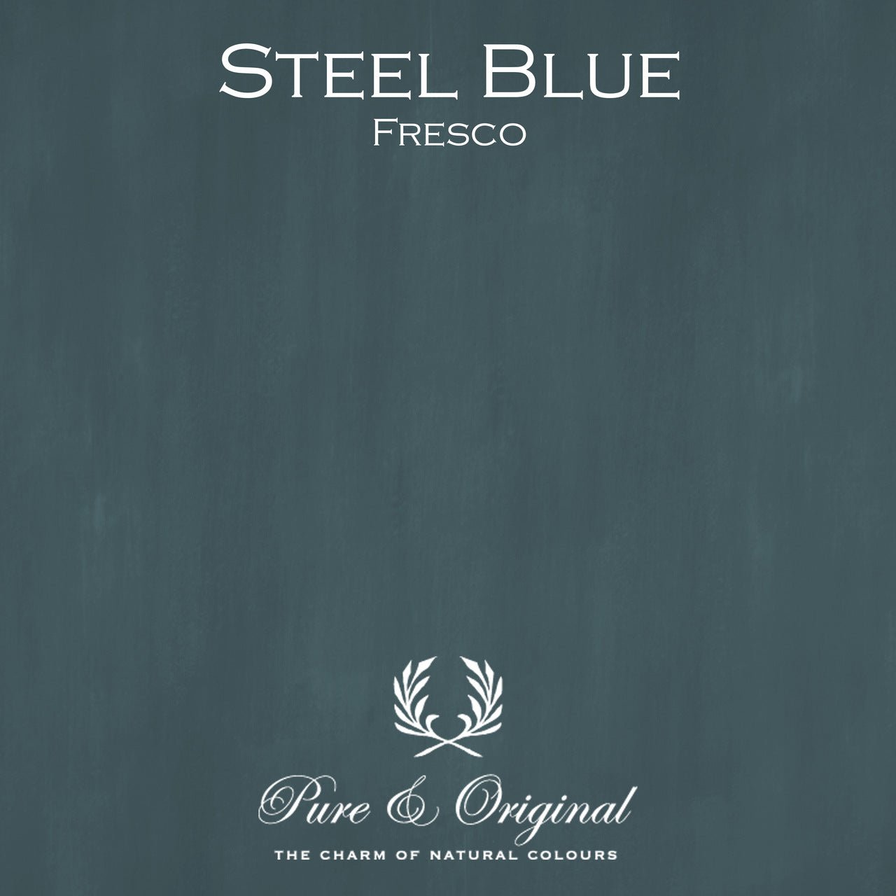 Steel Blue Fresco Kalkverf Pure & Original - Interieurenverf.nl